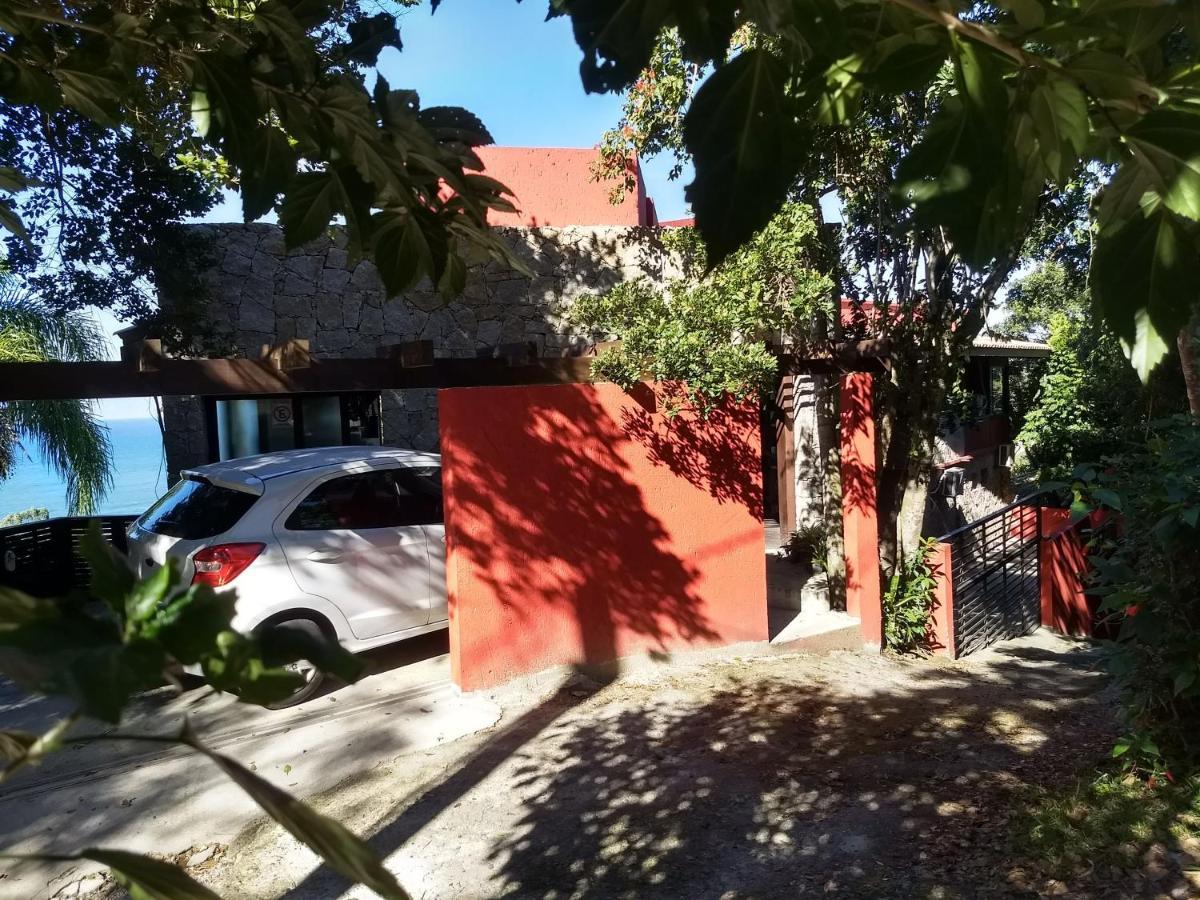 La Roca House Villa Praia do Rosa Bagian luar foto