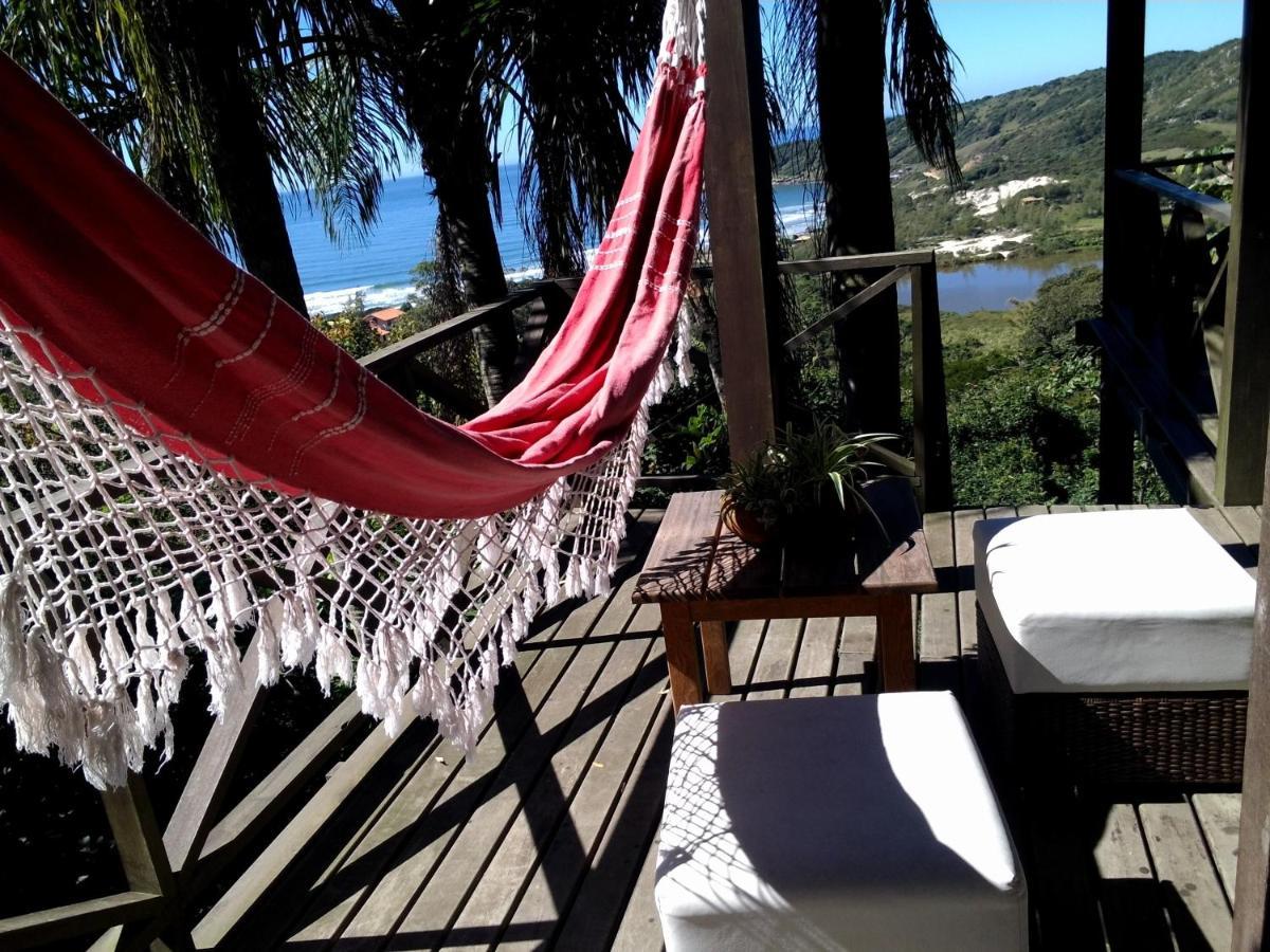 La Roca House Villa Praia do Rosa Bagian luar foto